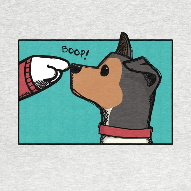 Boop (with frame + BG) by Hey Buddy Comics